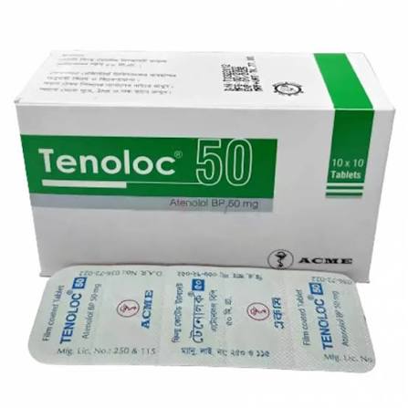Atenolol 50mg Tablet