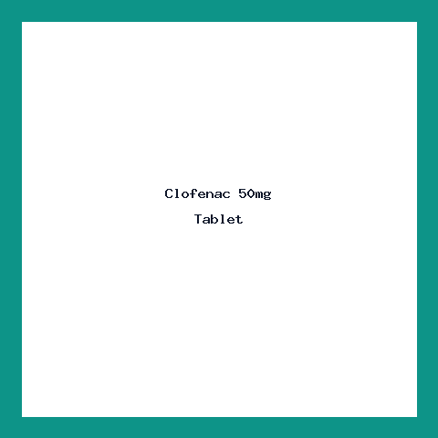 Clofenac 50mg Tablet