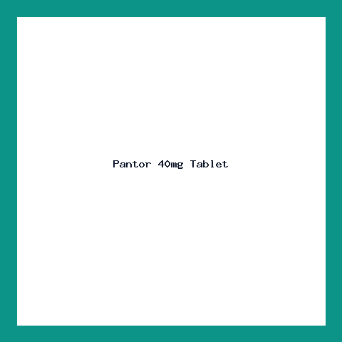 Pantor 40mg Tablet