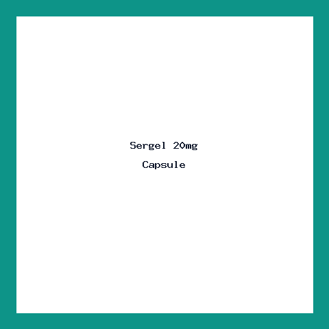 Sergel 20mg Capsule